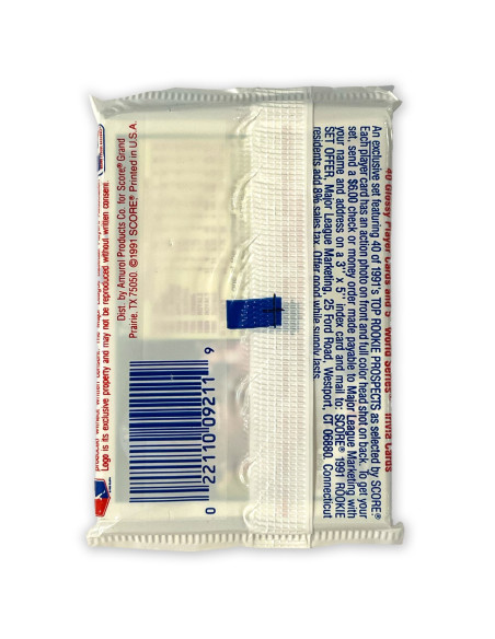 PACK SCORE 1991 MAJOR LEAGUE