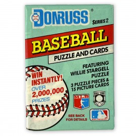 MLB Trading Cards Pack - Donruss Series 2 - 15 cards