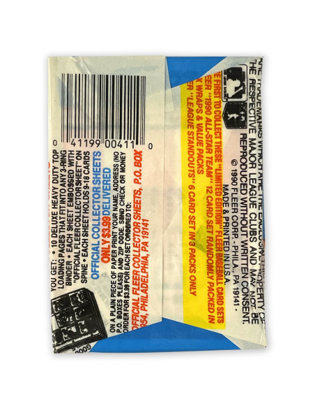 PACK FLEER 1990 BASEBALL