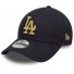 New Era 9Forty Cap Los Angeles Dodgers Metallic Logo Black