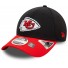 New Era 9Forty Cap Kansas City Chiefs Stretch Snap Black and Red