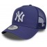 New Era Trucker New York Yankees Purple