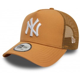 New Era Trucker New York Yankees Dark Beige
