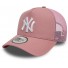 New Era Trucker New York Yankees Dark Pink