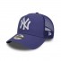 New Era Trucker New York Yankees Kids Purple