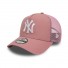 New Era Trucker New York Yankees Kids Pink