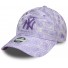 New Era 9Twenty Yankees Women Floral Cap Light Purple