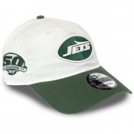 9Twenty Cap - New York Jets - 50 seasons - White and Green - New Era
