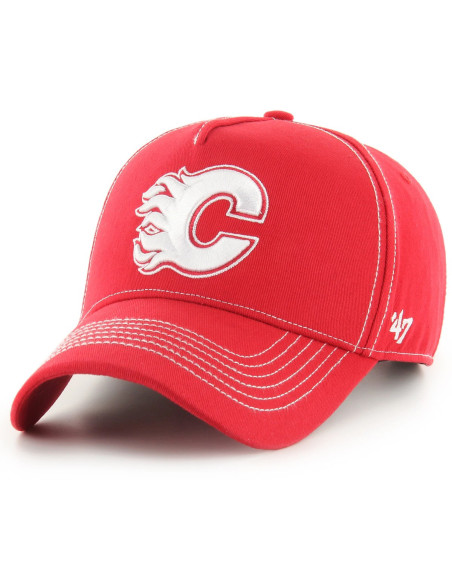 47 CAP NHL CALGARY FLAMES CONTRAST STITCH MVP DT RED