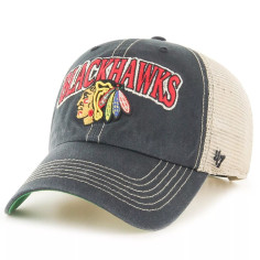 47 CAP NHL CHICAGO BLACKHAWKS TUSCALOOSA CLEANUP VINT BLACK
