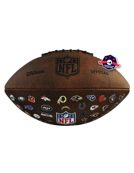 Ballon NFL édition Vintage - 32 Teams