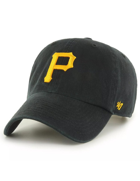 47 CAP MLB PITTSBURGH PIRATES CLEAN UP BLACK