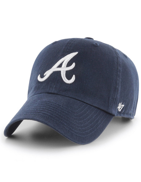 47 CAP MLB ATLANTA BRAVES CLEAN UP NAVY