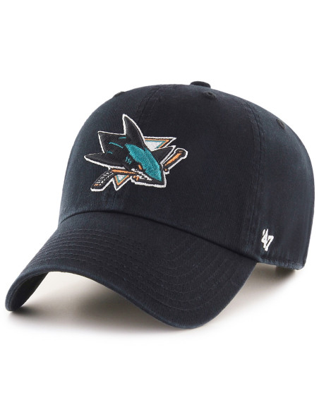 47 CAP NHL SAN JOSE SHARKS CLEAN UP BLACK
