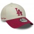 New Era 9Forty Cap - Los Angeles Dodgers - Side Script - Cream