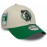 New Era 9Forty Cap - Boston Celtics - Contrast Patch - Cream