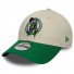 New Era 9Forty Cap - Boston Celtics - Contrast Patch - Cream