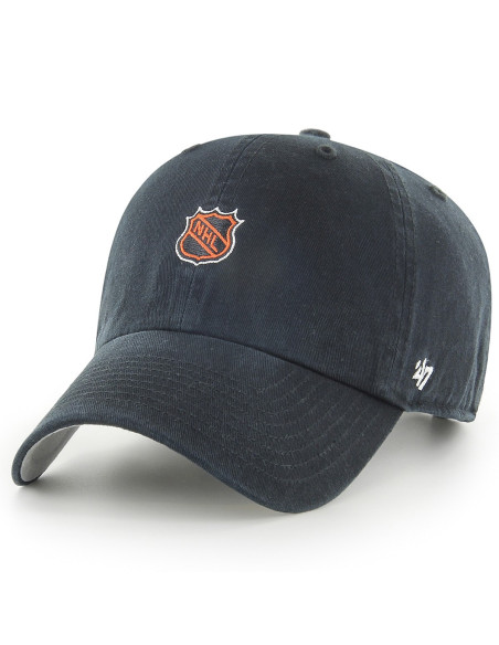47 CAP NHL VINTAGE SHIELD LOGO BASE RUNNER CLEAN UP BLACK