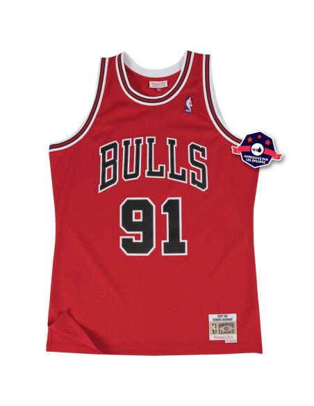 Maillot de Dennis Rodman aux Chicago Bulls