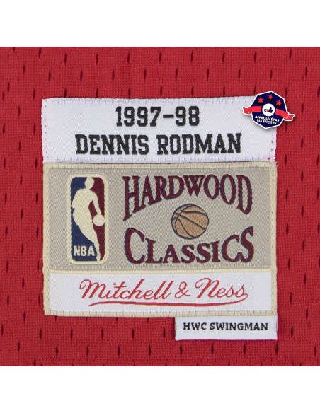 Maillot de Dennis Rodman aux Chicago Bulls