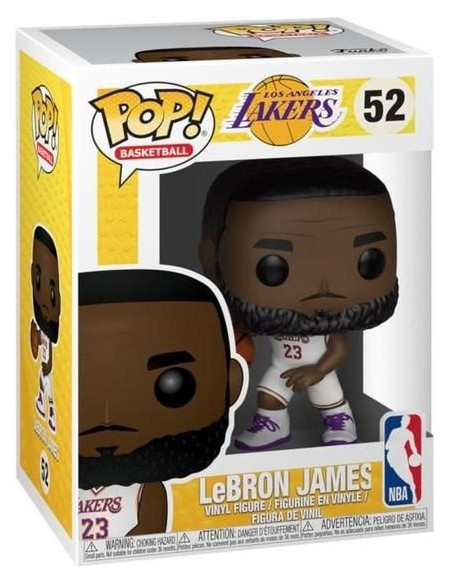 Funko Pop - LeBron James - Jersey Blanc