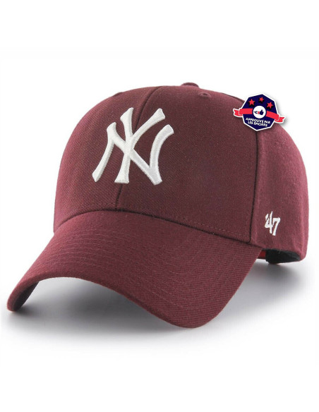 Snapback - Yankees - Bordeaux