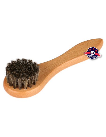 Brosse de nettoyage pour casquettes en bois
