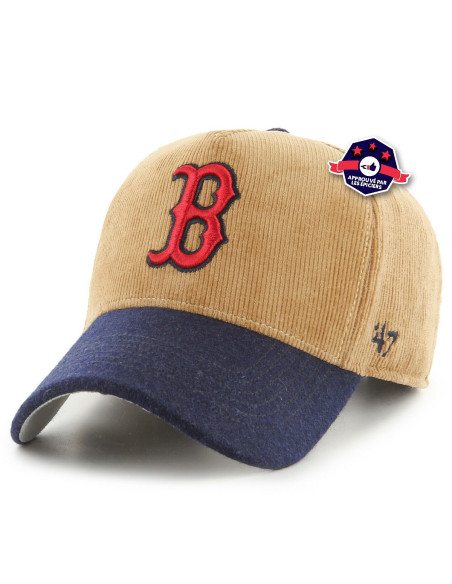 Casquette Red Sox en velours