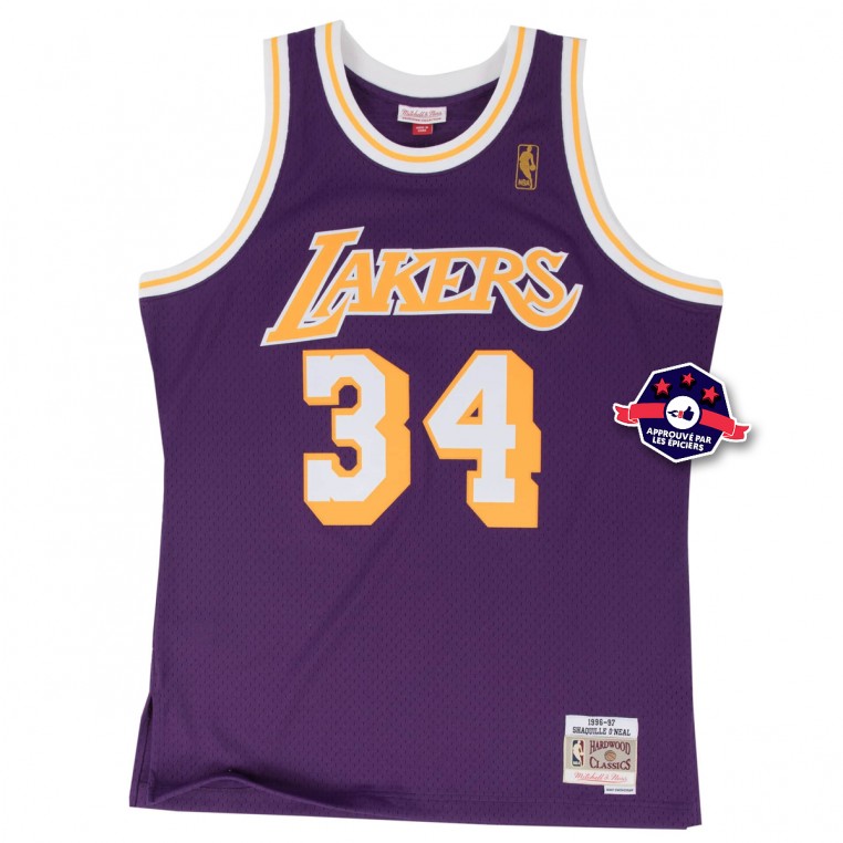 Mitchell & Ness Los Angeles Lakers - Shaquille ONeal Name & Number T-Shirt
