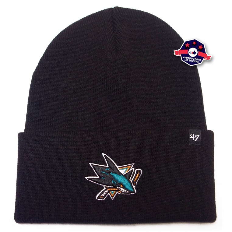 San Jose SHARKS Clean up NHL 47 Brand black Hat