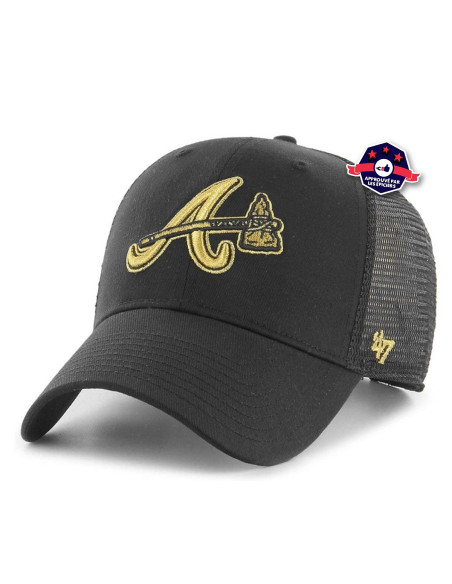 Casquette Atlanta Braves Branson Metallic Mvp Black