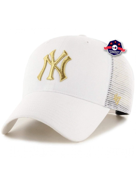Casquette New York Yankees Branson Metallic Mvp White