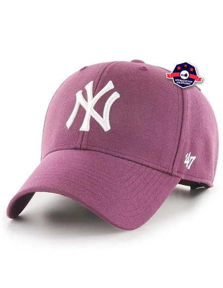 Casquette New York Yankees Mvp Snapback Plum
