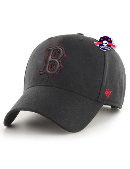 Casquette Boston Red Sox Mvp Snapback Black Red