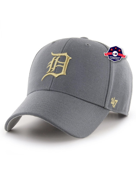 Casquette Detroit Tigers Metallic Snap Charcoal