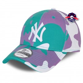 9Forty - New York Yankees - Camo Pack turquoise and fushia