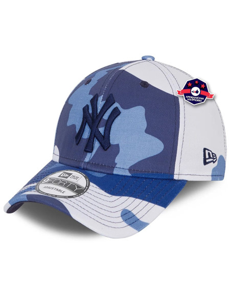 9FORTY Camo Pack bleu marine ajustable des Yankees