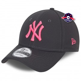 9Forty - New York Yankees - Neon Pack - grey and pink