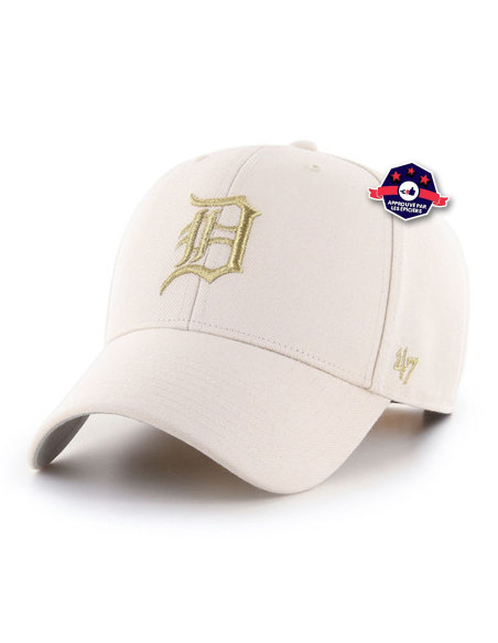47 Cap Mlb Detroit Tigers Metallic Snap Mvp Natural