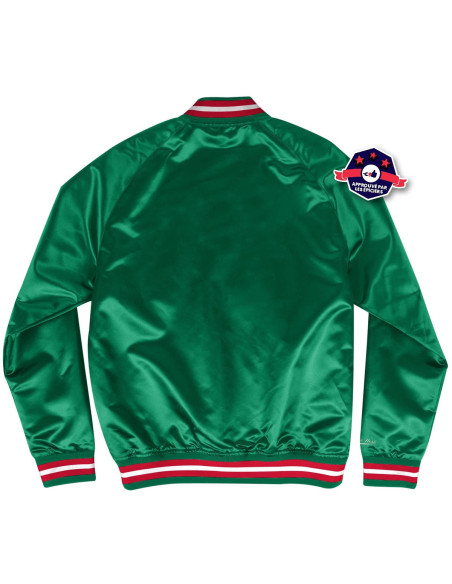 Light Weight Satin Jacket Milwaukee Bucks