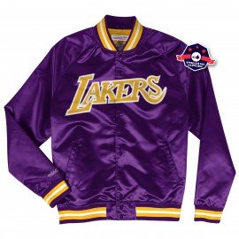 Satin Jacket - Los Angeles Lakers - Mitchell and Ness