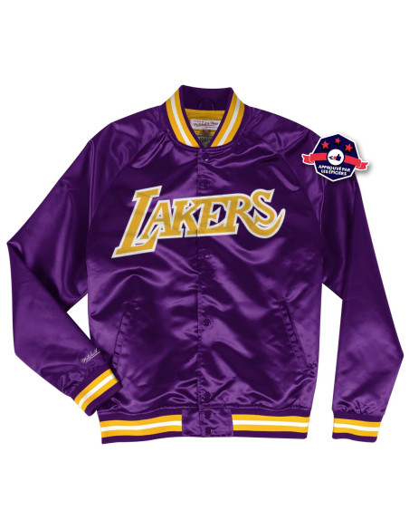 Light Weight Satin Jacket lakers