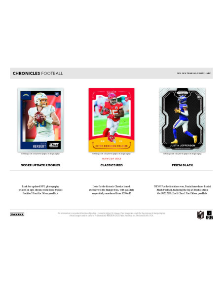 Pack Panini - Chronicles NFL - 2020-21