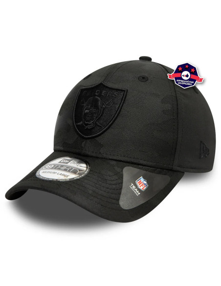 Casquette New Era - Las Vegas Raiders - Black Camo -  39Thirty