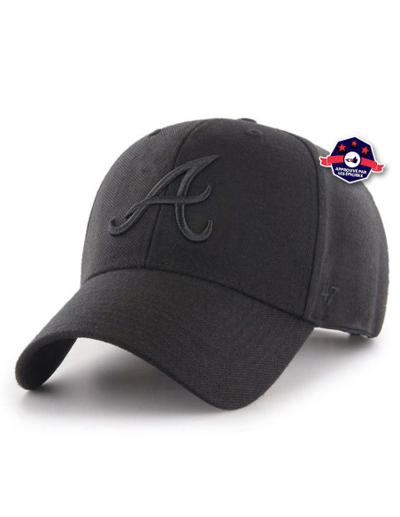 Casquette 47' - Atlanta Braves - Black on Black