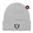 Beanie Las Vegas Raiders - Heather Grey - New Era