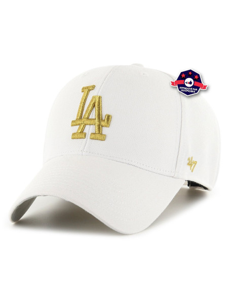 Casquette '47 - Los Angeles Dodgers - Metallic Snap White