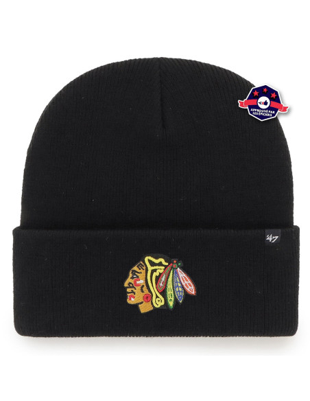 Bonnet '47 NHL Chicago Blackhawks - Noire