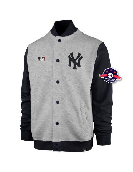 47 JACKETS MLB NEW YORK YANKEES BURNSIDE TRACK SLATE GREY