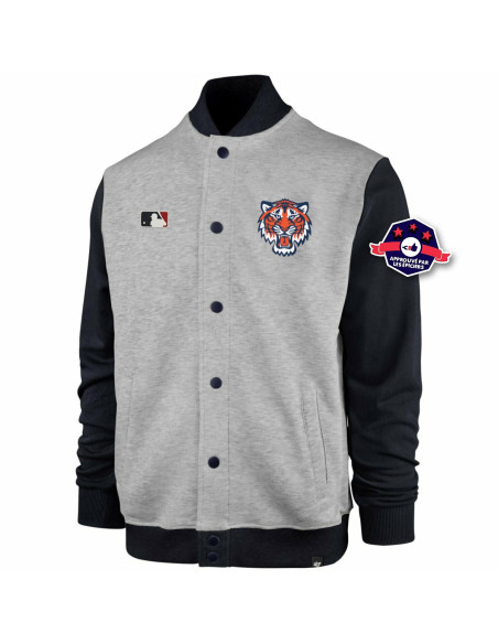 47 JACKET MLB DETROIT TIGERS BURNSIDE TRACK SLATE GREY
